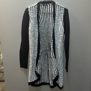 XOXO Black and White Cardigan - M